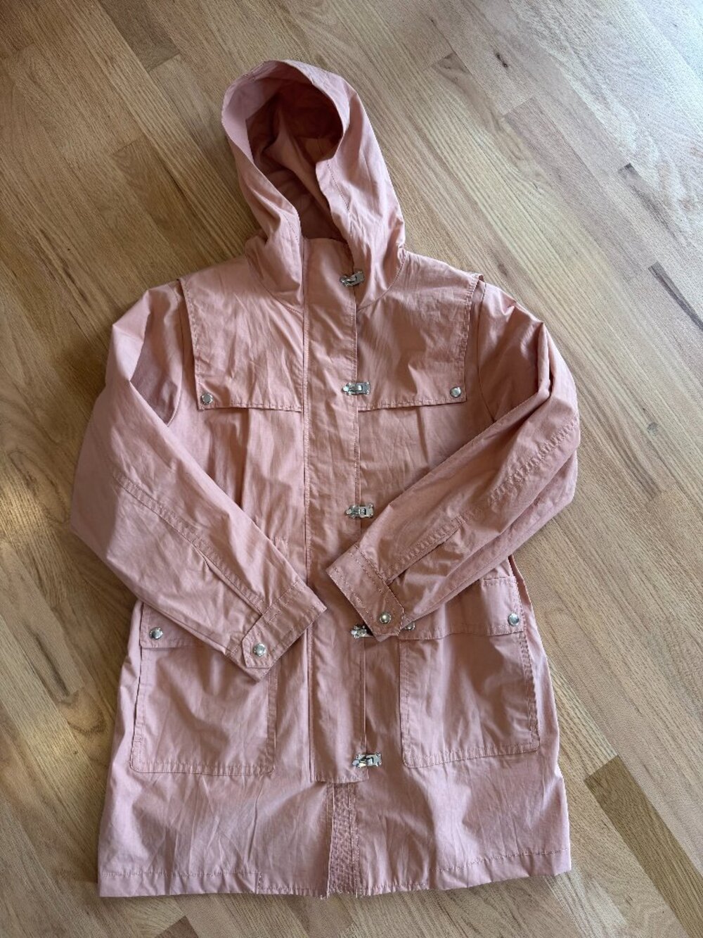 J.Crew Lightweight Hooded Rain Jacket – Size Medium